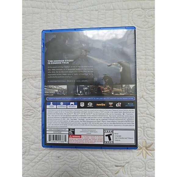 Alan Wake Remastered PS4 PlayStation 4 (PS5 Upgrade) - Picture 2 of 4